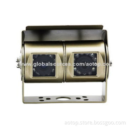 Super Quality High-resolution Sharp CCD Wide Lens Night Vision Car Rearview Dual-Camera